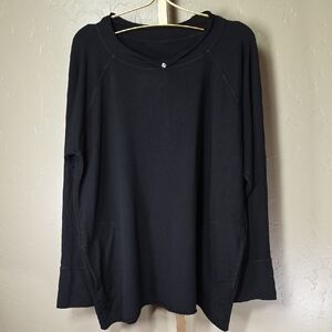 Urban Muu Muu Crop Tunic Style Long Sleeve Top Made In USA Size 2(SML/MED)